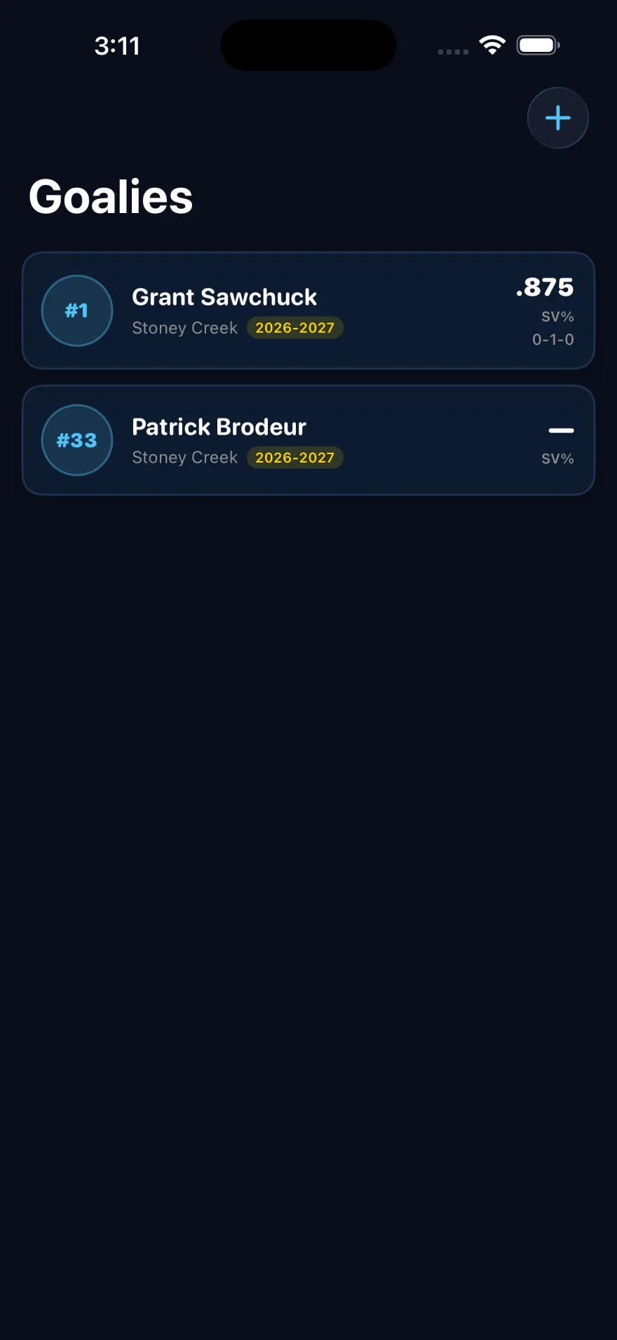 BackCheck Labs Goalie — Your goalies
